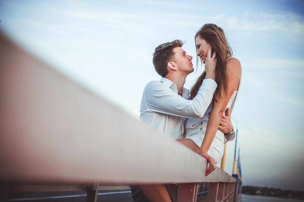 Couple Love Together Woman Young Man Romance